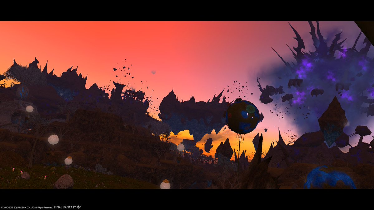 Avwalya Sunset In The Sea Of Clouds Gposers Ff14 Ffxiv Ffxivscreenshots Ffxivsnaps Ffxivdaily Ffxivsunset Sunset