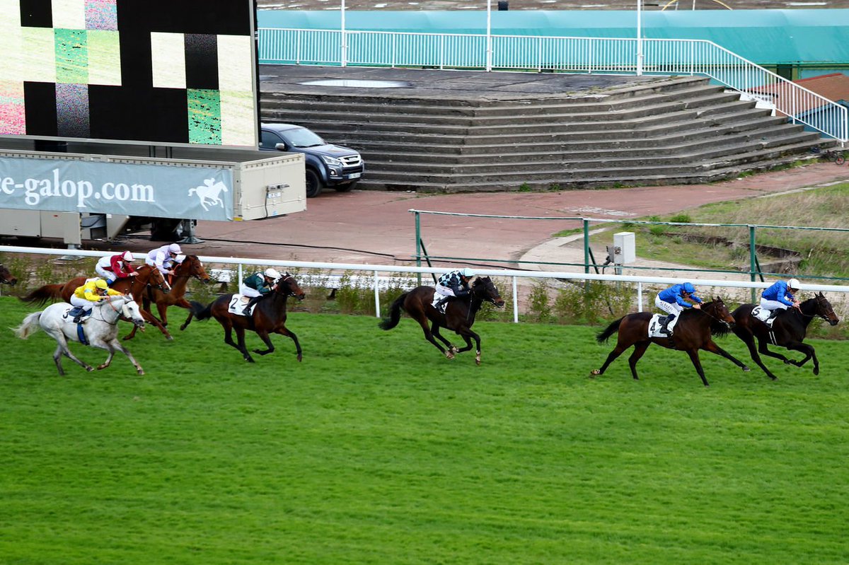 Jour_de_Galop's tweet photo. Les troupes de cheikh Mohammed donne le ton dès le premier Groupe de saison française en enlevant les deux premières places du Prix Exbury (Gr3), dimanche à Saint-Cloud. En effet, Soleil Marin (Kendargent) et Magny Cours (Medaglia d’Oro). Air Pilot (Zamindar) a pris la 3e place. https://t.co/QHw87lt1n9