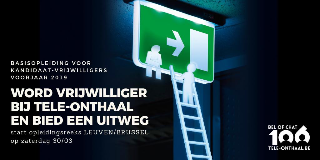 🐌🐌🐌 Zin om de ploeg van Tele-Onthaal Vlaams-Brabant en Brussel te versterken als vrijwilliger? Haast je: de opleiding start reeds op 30 maart. Meld je snel aan via buff.ly/2N4HF1y