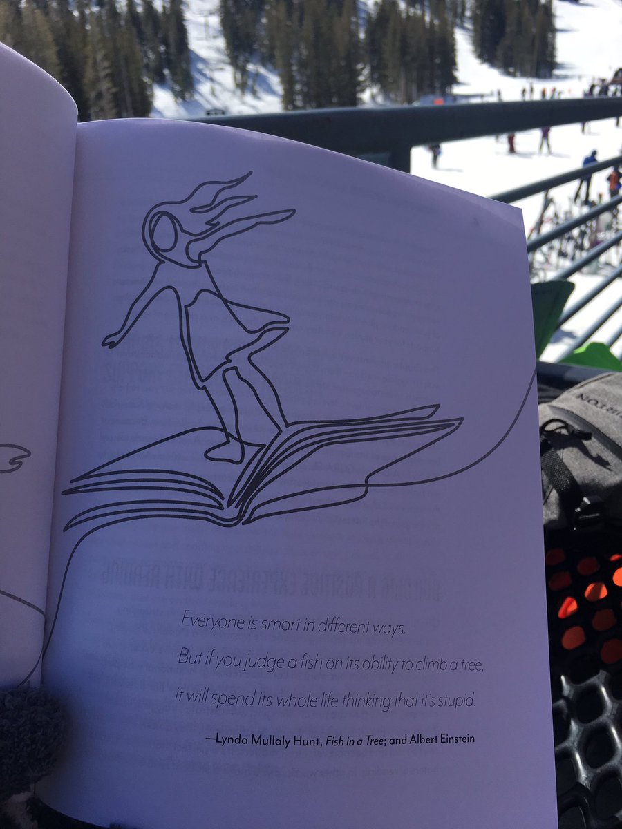 AmyHybarger's tweet photo. 👀🥰 “Everybody is smart in different ways. But if you judge a fish by its ability to climb a tree, it will live its whole life believing that it is stupid.” #personalizedreading https://t.co/0A8ibO21HQ