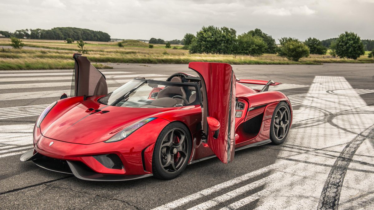 DailyCarsGB's tweet photo. Thank You So, So, So much for 100 Followers.
It means allot
Koenigsegg Regera
Engine: 5.0 Litre Twin-Turbo V8
Power: 1479 bhp
#Koenigsegg
#Regera
#Sweden
#250mph
#Red https://t.co/kNUYTUd0bW
