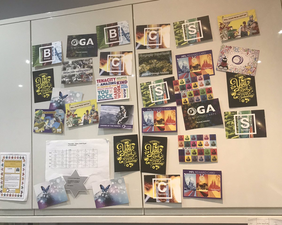 juliefslater's tweet photo. More Praise postcards from .@OGACADEMY I think I need a different filing system! #OutwoodPraise #PraiseMatters https://t.co/8U1gWNXtTS