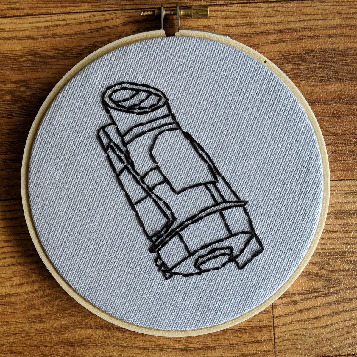 _astronomay's tweet photo. And next in my series of embroidered space telescopes: @NASAKepler! Kepler may be gone, but Kepler is not forgotten♥️#NASAKepler #PlanetFinder 

Which telescope should I make next?! https://t.co/36E1kb9lpI