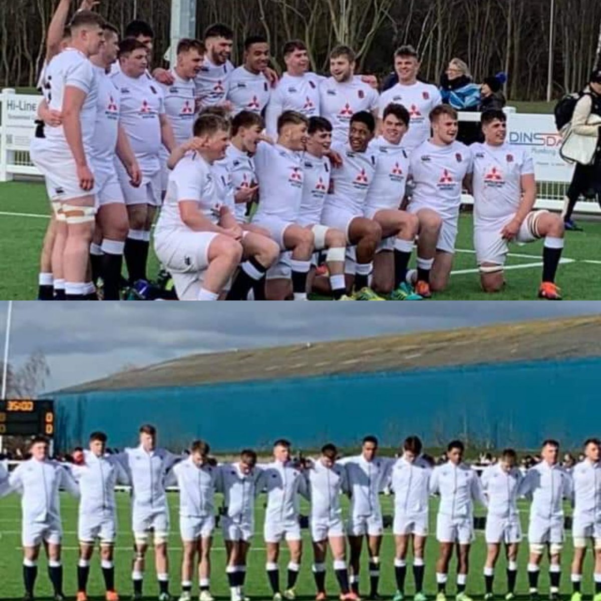 StokeRugby's tweet photo. Great to see one of our own play today in a white shirt for England 🏴󠁧󠁢󠁥󠁮󠁧󠁿 U18s team, and to top it off Joe Browning got a try in the second half and England 🏴󠁧󠁢󠁥󠁮󠁧󠁿 won.

Well done Joe Browning we are very proud of you. https://t.co/T5MVDTH0nf