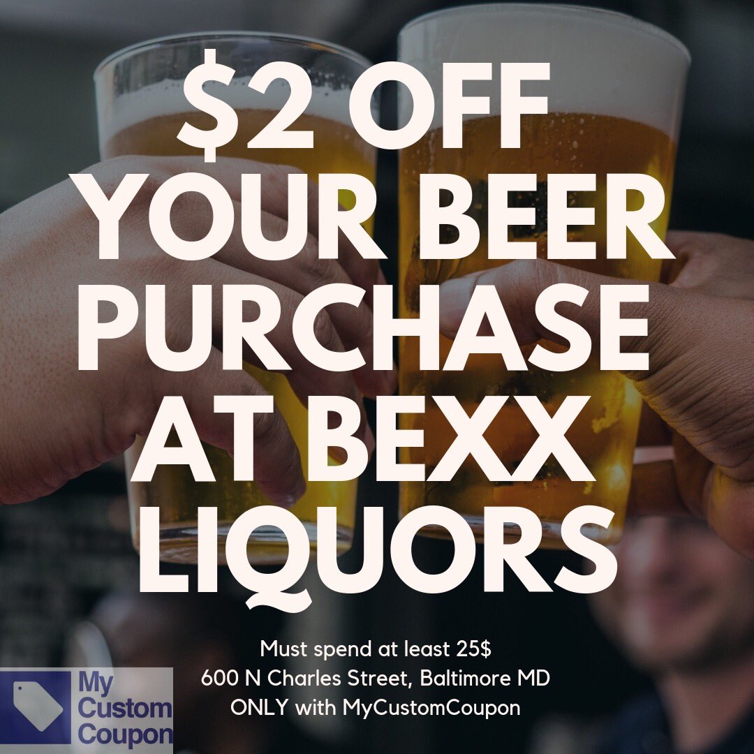 Just because you aren’t going anywhere for spring break doesn’t mean you still can’t have fun around Baltimore! Download #MyCustomCoupon on the App ow.ly/n4BB30f6pVU and Google Play Store: goo.gl/BEm6AT for exclusive access to hundreds of coupons to liquor stores!