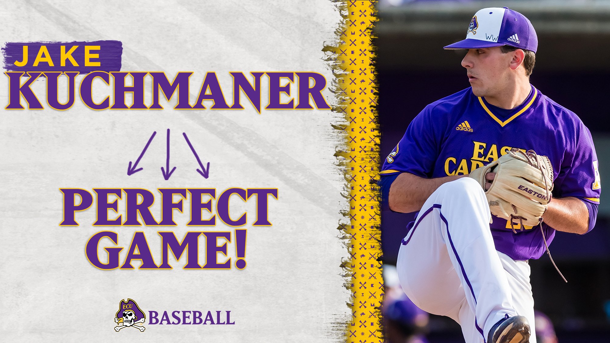ECU Baseball on Twitter "HISTORY FOR JAKE KUCHMANER! He tosses the