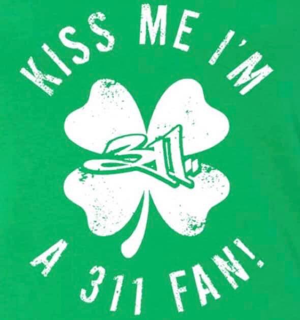 ash311love's tweet image. Happy St. Patrick's Day! @311 #ExcitableOnes