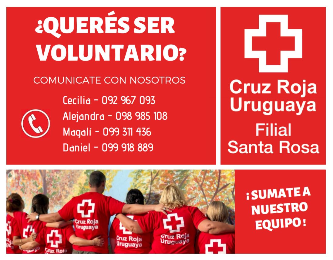 Cruz Roja Uruguaya Filial Santa Rosa Filialstarosauy Twitter