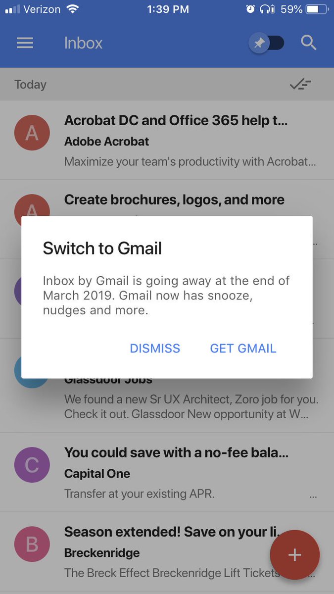 You can pry Inbox out of my cold dead hands, Gmail.