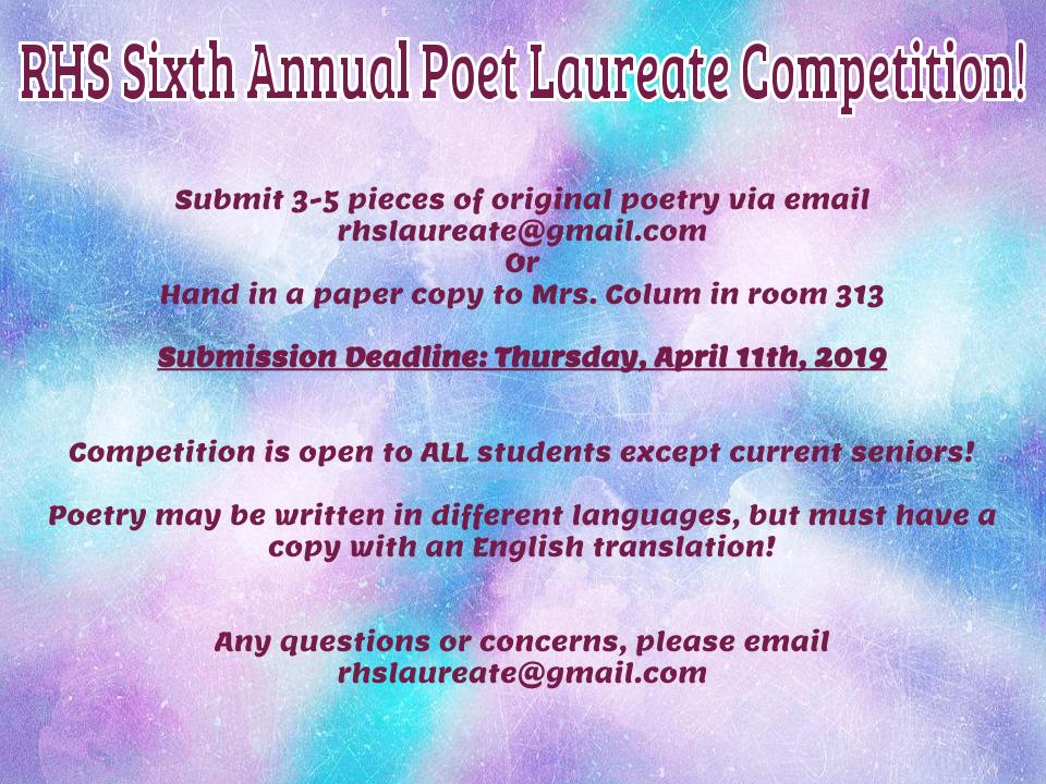 RHS Poetry Out Loud tweet media