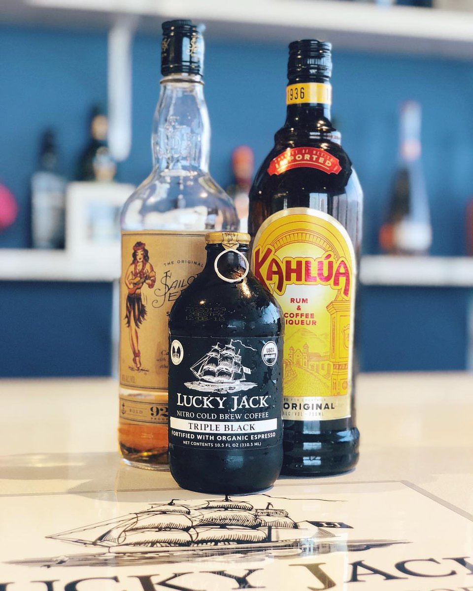LuckyJackNitro's tweet photo. Have you tried #LuckyJackCoffee with #SailorJerry #rum and #kahlua Great for the #winter weekend #NitroBrew #CrackOpenAColdOne https://t.co/EwyeJR8UQi