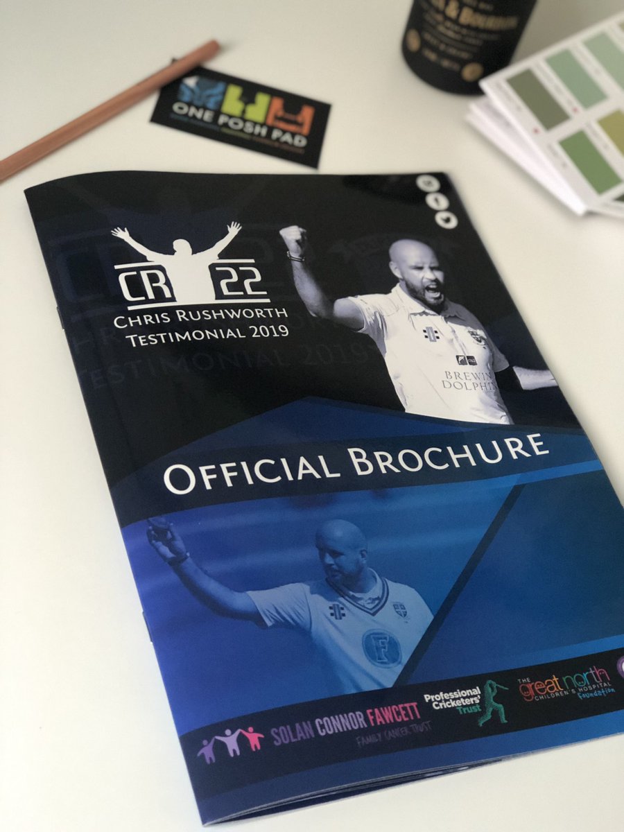 oneposhpad's tweet photo. Proud to help Durham CCC professional cricketer Chris Rushworth in his benefit year by giving a free makeover to his chosen charity (Solan Connor Cancer Trust).
Just me: high quality affordable Painting, Decorating &amp; Interior Design. 
quote oneposhpad@gmail.com @Rushworth2019 https://t.co/pppopVRTai