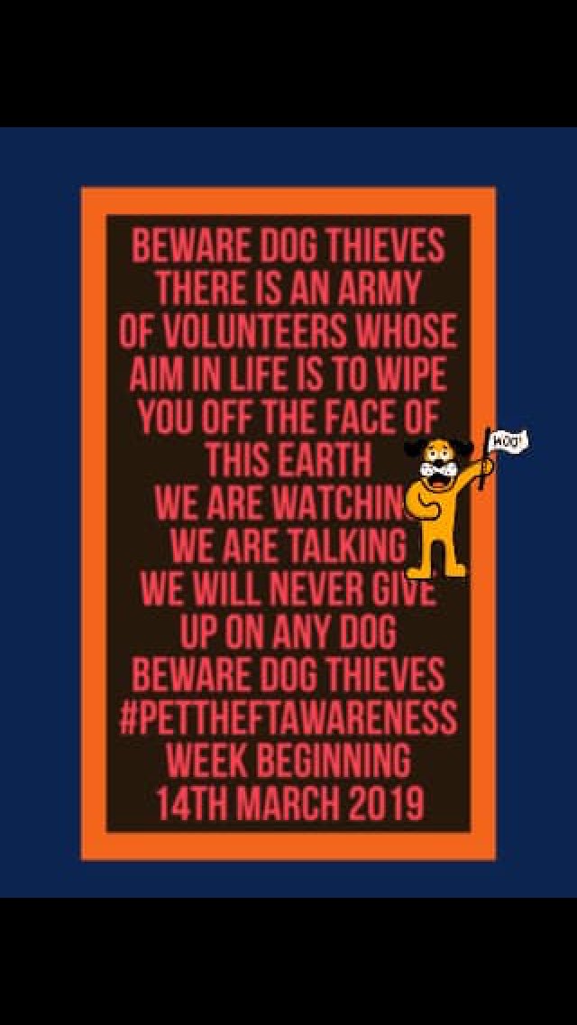 @KarenFi51820768 @Kele48517797 @MissingPetsGB Good luck @KarenFi51820768 and @Kele48517797 with your new group helping the #Stolen and #Missing two members of the #PetTheftArmy that #NeverGiveUp #DogThievesBeware #RT