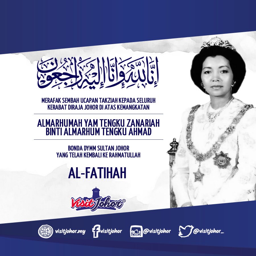 visitjohor_'s tweet image. Salam Takziah &amp;amp; Al Fatihah