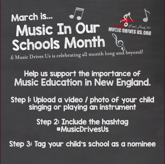 attleboromusic's tweet photo. March is Music In Our Schools Month, and MusicDrivesUs is sponsoring a challenge! If you have pictures or videos of AHS Band or Choruses performing in school, follow the instructions in the picture to enter! Remember to tag us @attleboromusic! #BluePridePerformsHere https://t.co/qiSdo4HWGc