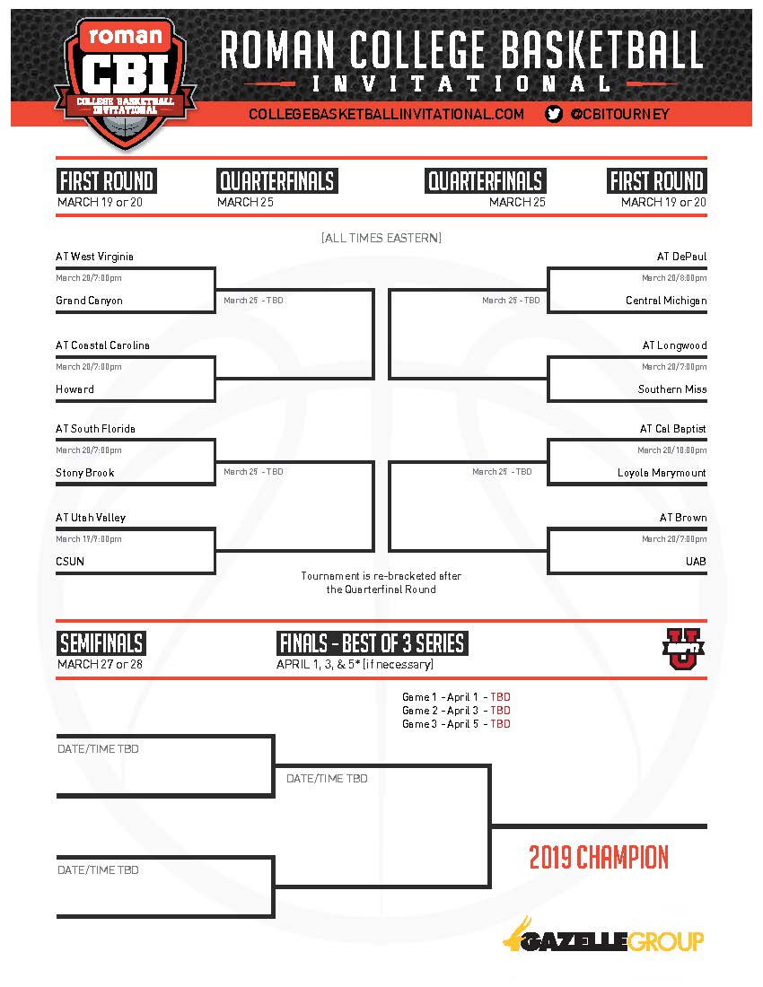 Cbi Tournament 2022 Printable Bracket Printable World Holiday