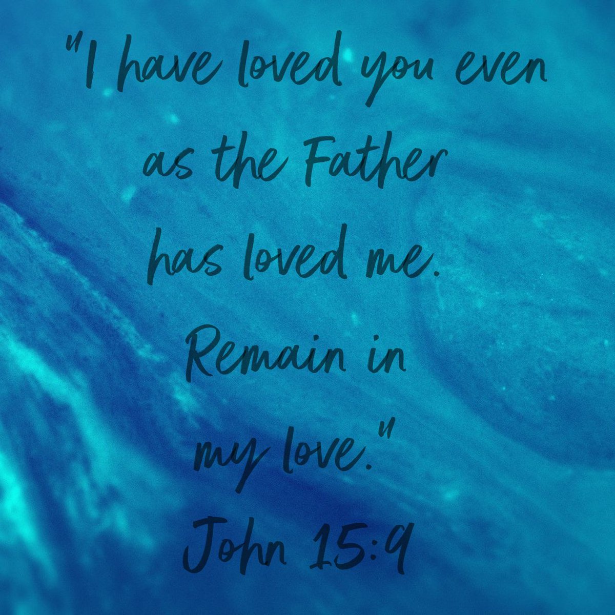 iamtheena's tweet photo. “I have loved you even as the Father has loved me. Remain in my love.
John 15:9 NLT
https://t.co/AZjdDpMygt https://t.co/X3V3zN6EjV