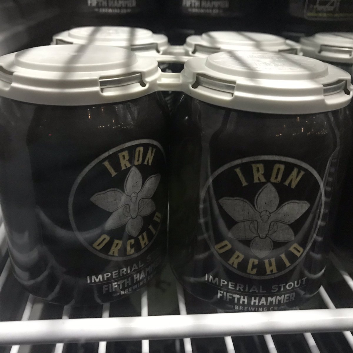 One fifth of a 40 at <a href="/FifthHammerBeer/">Fifth Hammer Brewing</a>. The 12.5% Iron Orchid RIS. #QueensBorough #QueensBeero #NYcraftbeer #Nips!