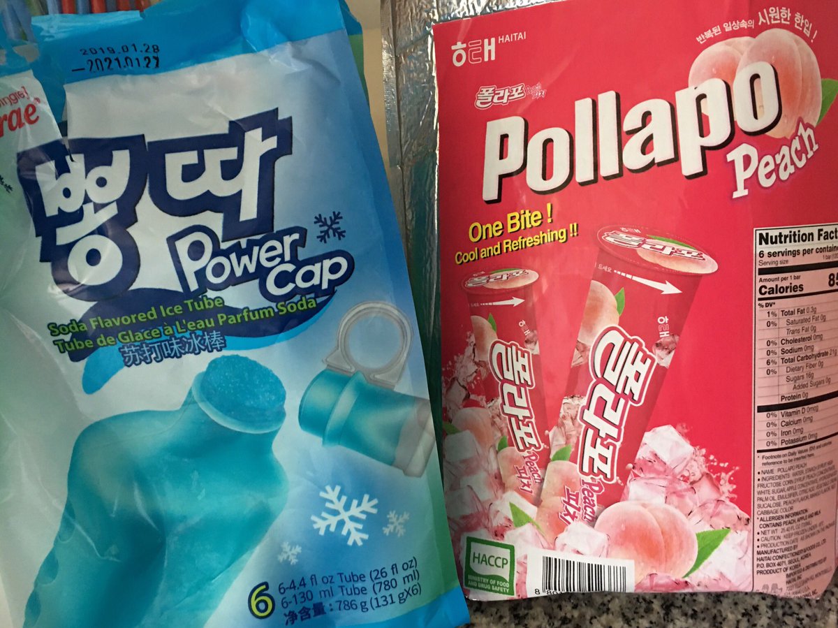 RealMFrancis's tweet image. Because it’s been hot outside. #pollapo #powercap #frozentreats #koreandessert #peachflavor #sodaflavor #sugarrush