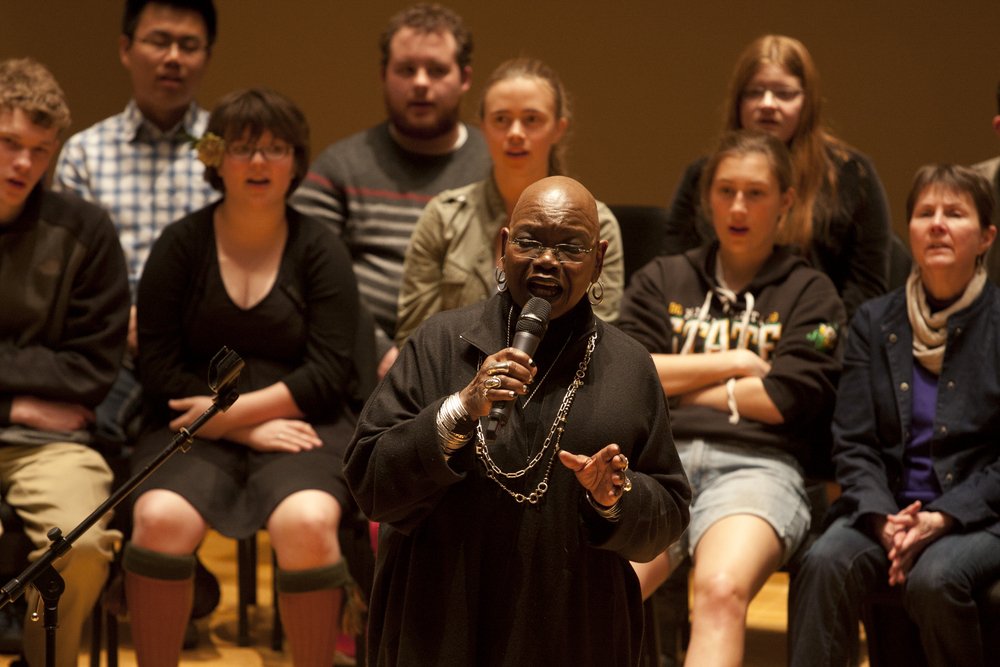 ymbarnwell's tweet photo. Join me for another joyful Community Sing April 17 from 7-9pm at DC Campus: NW Jane Lang Recital Hall. Community Sings are open to people of all ages, backgrounds, and experience. You will be singing 5-part harmonies within minutes!  https://t.co/jQ3YzaHRz7 #CommunitySing https://t.co/mYyx4dwUxv