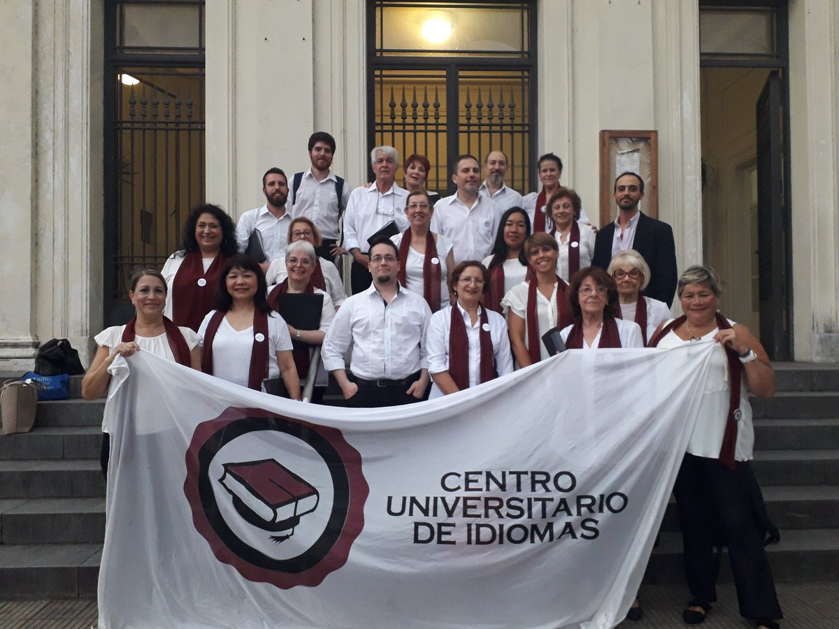 COROCUI's tweet photo. ■CORO CUI 2019 - Ceremonia Entrega de Diplomas del CUI - Centro Universitario de Idiomas
☆Animate a formar parte del #CoroCui
☆Te esperamos: Viernes de 19 a 22hs en Junín 222; CABA sede @CUI_oficial
☆Actividad Gratuita y Abierta al Público
#SumandoVoces
#CantemosJuntos
RT https://t.co/kx1SXb00H2
