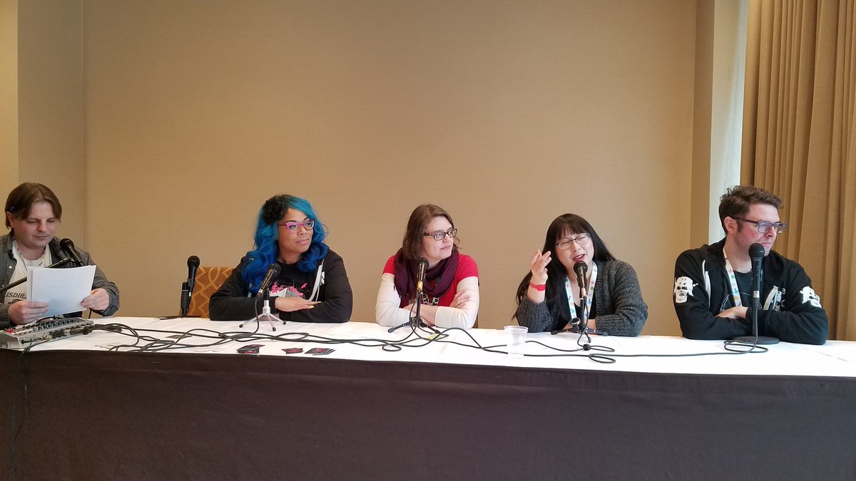 GMGerrymander's tweet photo. #breakoutcon2019
Podcasting 101 panel with Senda Linaugh, Chris Sniezak, and James D'Amato https://t.co/djdrJ48lke
