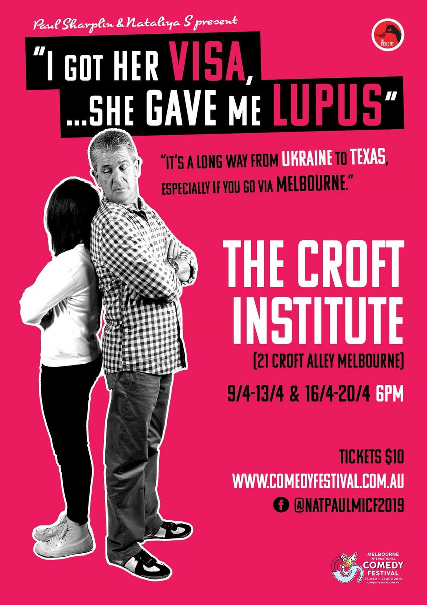 PjSharpy's tweet image. What a great start to your comedy night! $10, 6pm, right in the hub! @micomfestival @theticklepit comedyfestival.com.au/2019/shows/i-g…