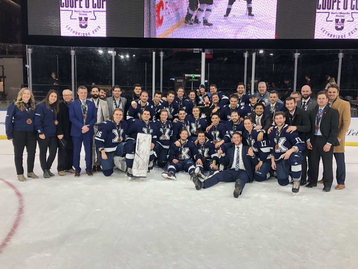 Congrats to X-Men hockey - 2019 U SPORTS bronze medalists! #goxgo