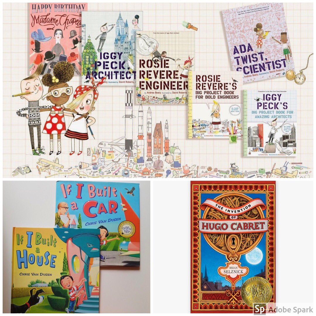 MsGoodwin3's tweet photo. Great books to add to your library! #STEM #stemeducation #stemedu https://t.co/kxTci1kWOd
