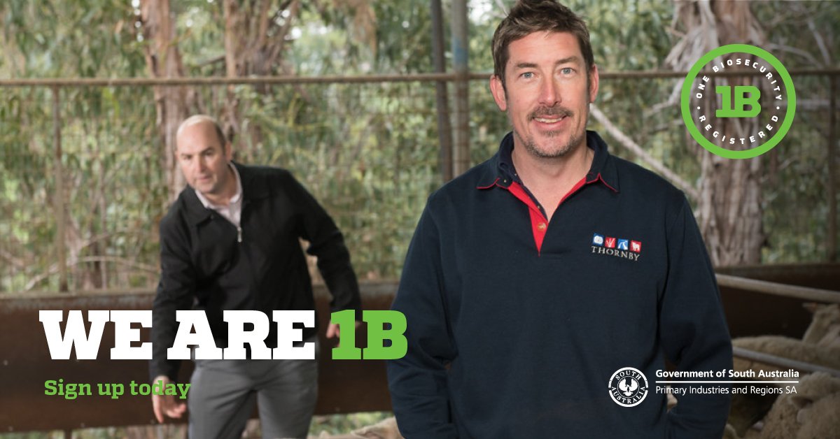 SA_PIRSA's tweet photo. Have you signed up to #OneBiosecurity yet? #YorkePeninsula livestock producers are invited to attend @Livestock_SA workshops to guide you through the registration process. Various locations, 20-22 March. Book now > https://t.co/XWLLKADNvq https://t.co/L7Qhn24TUk