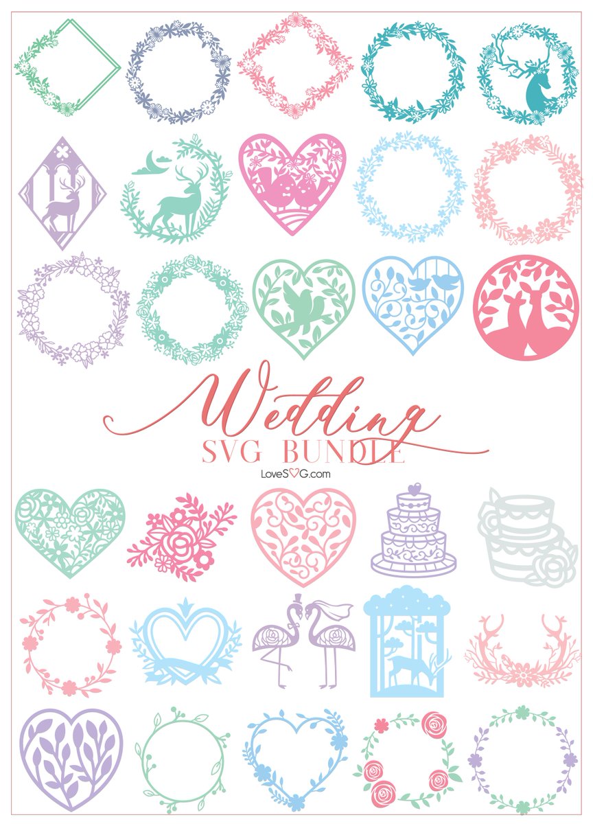 lovesvgblog's tweet photo. Save the date 😍 The Wedding SVG Bundle (ONLY $13) is packed with absolutely exclusive 150 SVG cut files | #Mandala #WeddingCards #WeddingQuotes #WeddingBundle #WeddingSVG #LoveSVG https://t.co/v7SPChBKnx https://t.co/fSpvBTIvMY