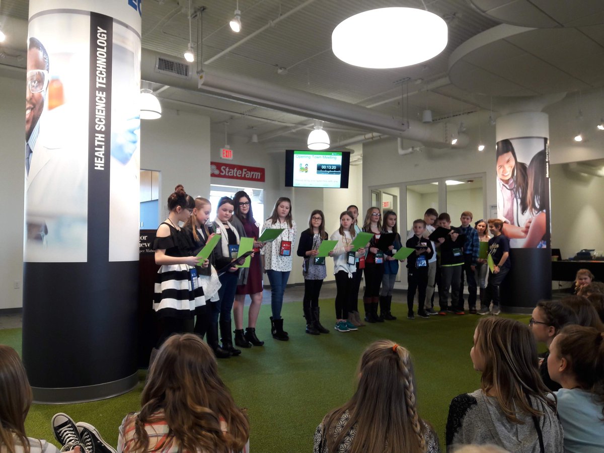 StacyHolz's tweet photo. Our 5th graders loved the new learning lab @JAUpperMidwest. BizTown provided so many great learning opportunities for our kids @LakevilleAreaPS #LMECATS https://t.co/9DsHPmMuoR