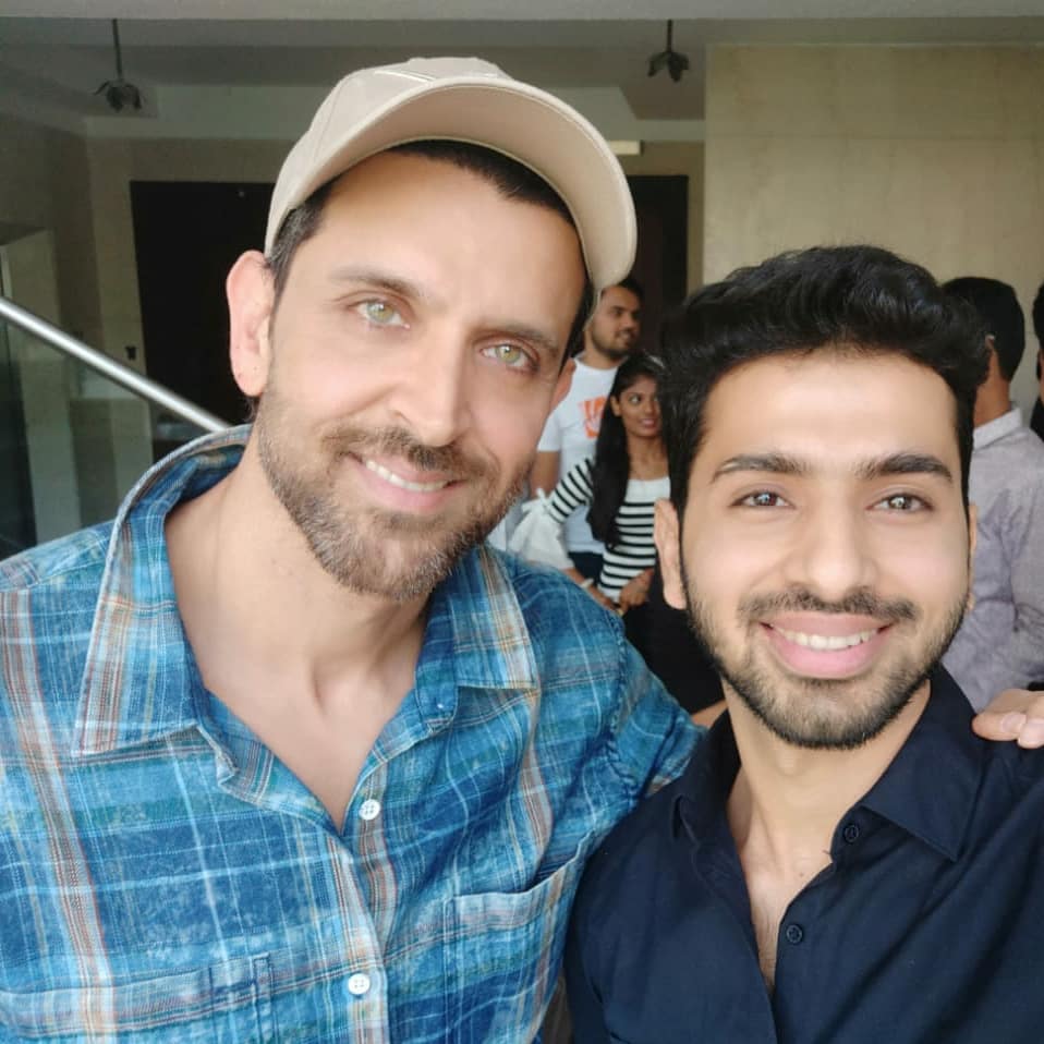 AgichaAshu's tweet photo. Dream with your eyes open!...In conversation with @hrithikroshan β€οΈ #finallywaitisover #idol #15march #memorableday #stillcantbelieveit #dreamsdocometrue https://t.co/2oD9Zx4bUW