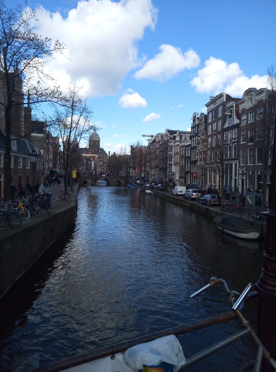 MikSienkiewicz's tweet photo. So here it is! Warm wishes from Amsterdam! Flew here for #MSFTStudentPartner Summit! Went on a quick sightseeing Tour while waiting for other MSPs to get here. Serious stuff starts tomorrow 🤓😏 https://t.co/g2bZUYV8kM