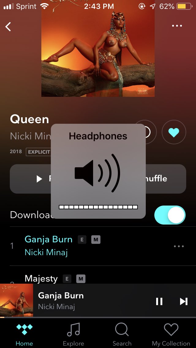_tre_leavy's tweet image. MOOD UNTIL #Nm5 #QUEENRADIO #NickiMinaj #NickiWorldTour #Ganjaburn #majesty #STREAM #Tidal #