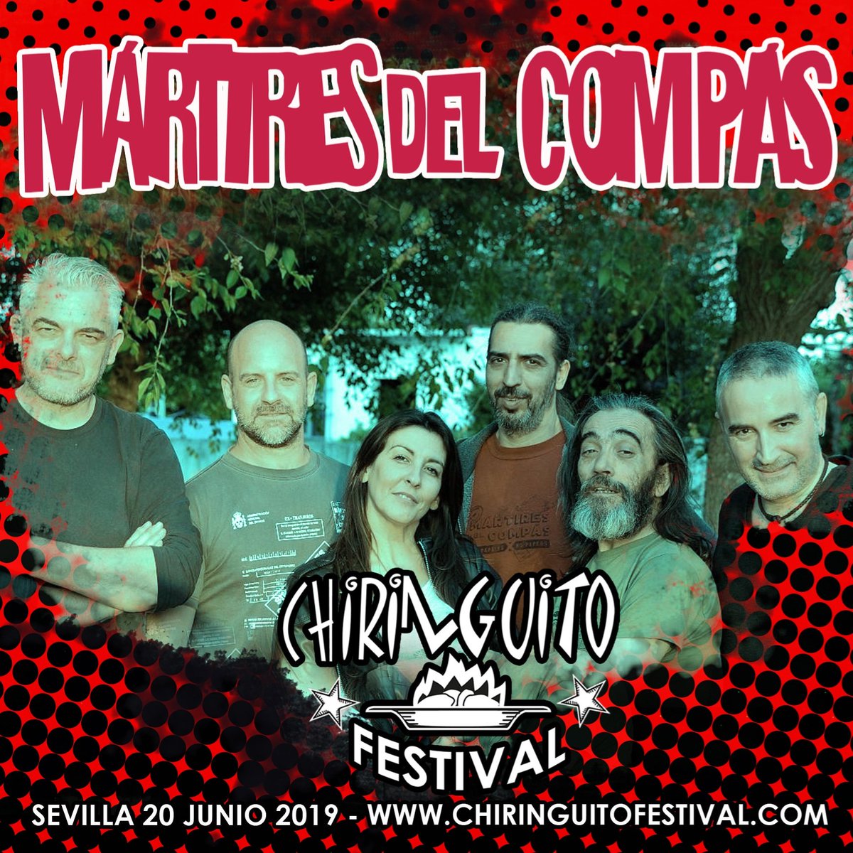 #Lujazo de banda chiringuitera que vamos a disfrutar en nuestro #ChiringuitoFest familia. Estamos impacientes por que llegue el día y cantar el #Chulailolaleilo con nuestros queridos #MártiresdelCompás y todos sus demás himnos!
🎟️chiringuitofestival.com
#Sevilla #Festival #Verano