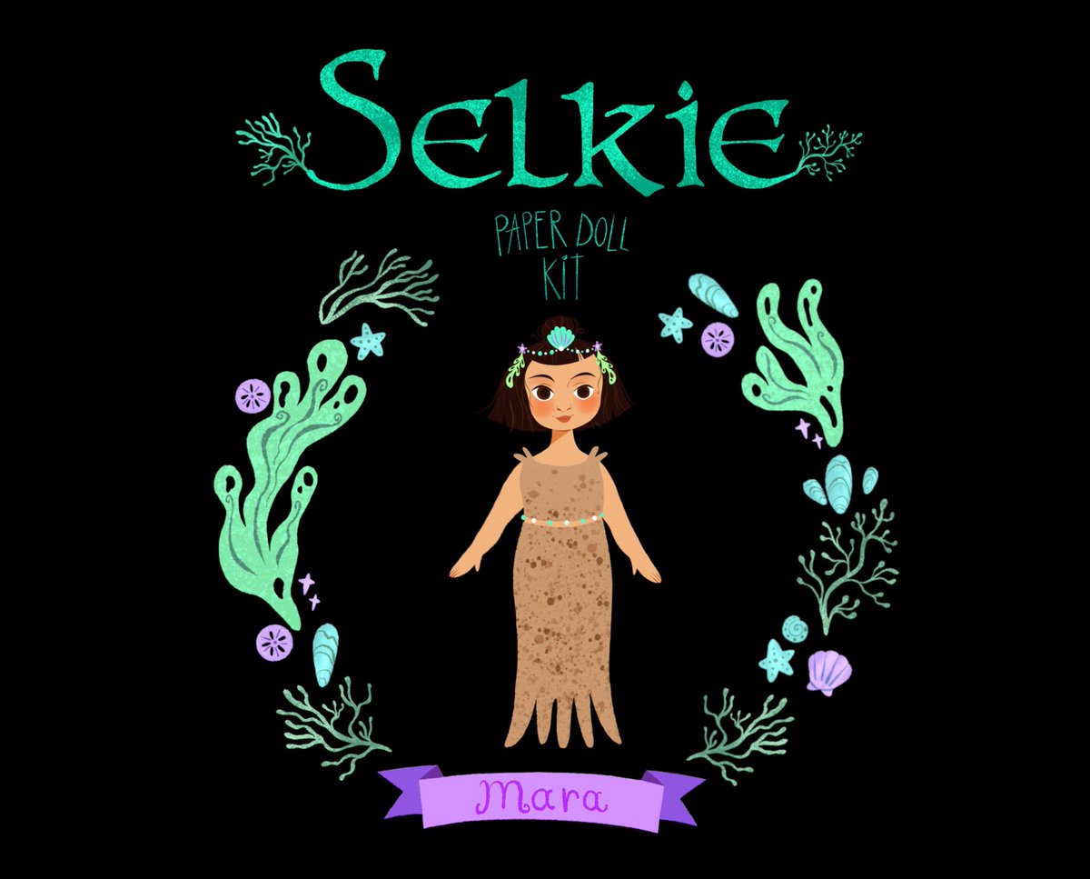 Tinkerstration's tweet image. Last peak at these Selkie cuties! I’m finishing up accessories, backdrop, couple more outfits, and full packaging and then they’re done! Can’t wait to show off the whole set of stuff!✨☘️🌈