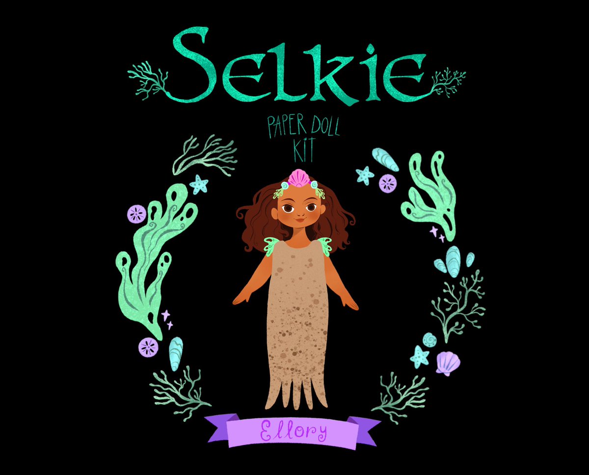Tinkerstration's tweet image. Last peak at these Selkie cuties! I’m finishing up accessories, backdrop, couple more outfits, and full packaging and then they’re done! Can’t wait to show off the whole set of stuff!✨☘️🌈