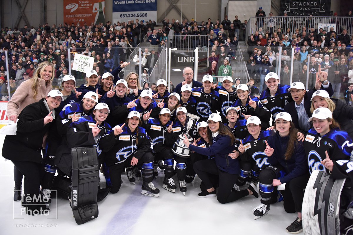 WhitecapsHockey's tweet photo. 2019 ISOBEL CUP HAS A NEW HOME 🏆 https://t.co/qGSKOl5aBQ