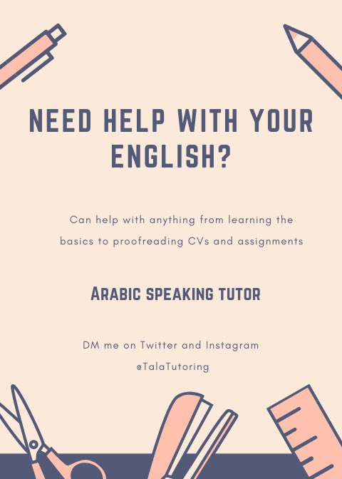 #Englishtutor #tutoring #arabicspeaker #education #arabictutor #translating #Arabic
