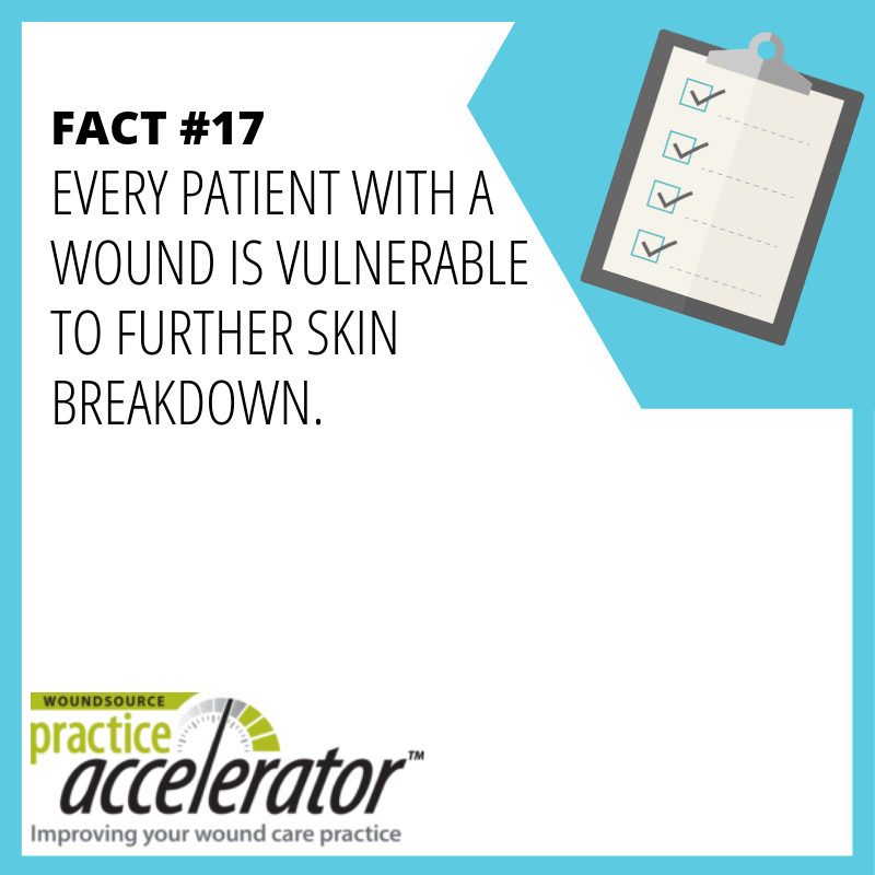 WoundSource's tweet photo. Fact-A-Day | Fact #17
https://t.co/6Wgg8NjWJg #WoundSourcePractice Accelerator #SkinManagement https://t.co/MgHkjMHDyu
