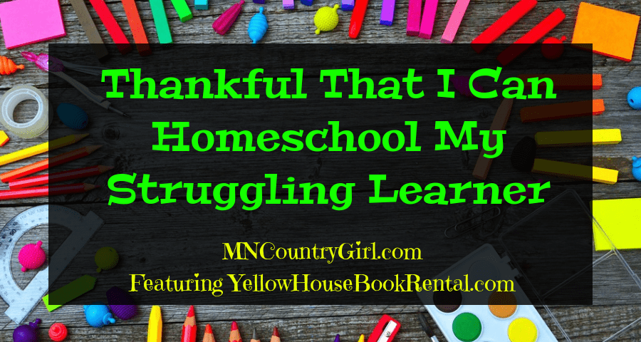 mncountrygirl11's tweet image. Homeschooling a struggling learner can be such a challenge! Discover these tips from Michelle at the @YellowHouseBook and how she homeschools her struggling learner! #homeschool #strugglinglearner #30daysofgratitudeinthehomeschool bit.ly/2A0ErY6
