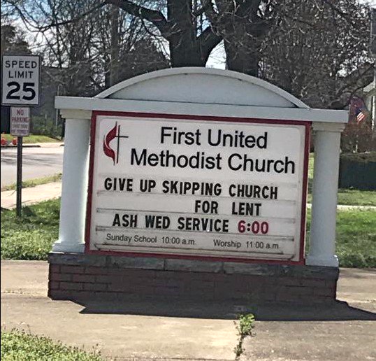 WTLocke's tweet photo. No one in their right mind would give up #CliffBars for the #Lenten season, not even #Methodists https://t.co/JJH9nPEWOc
