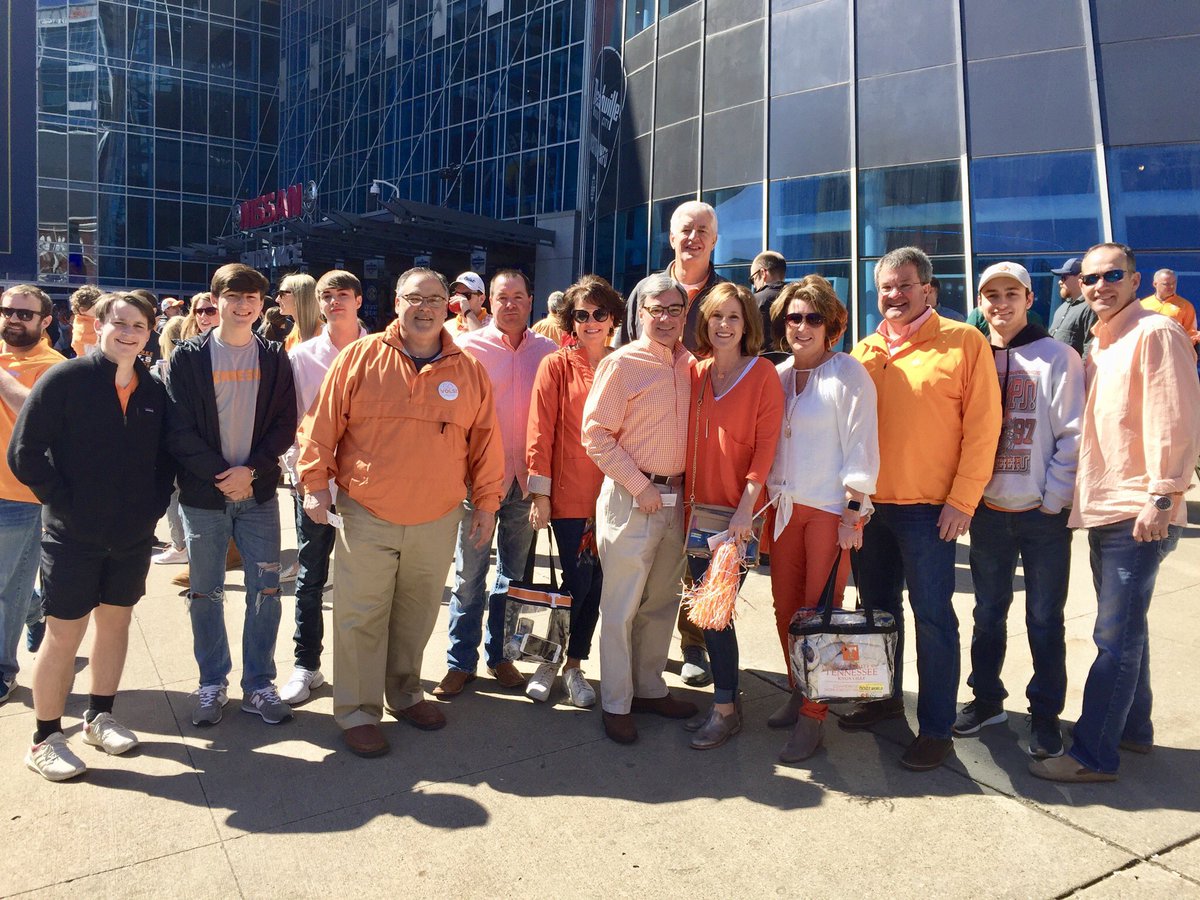 MayorJohnHolden's tweet photo. We may not have won but we sure had a good time! ๐๐#dyersburgcrew #secfinals #vfl #gbo @Vol_Hoops @walkerholdenn https://t.co/Tpi4JyKQVG