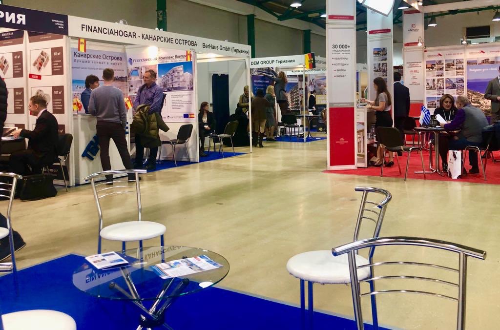 EFinanciahogar's tweet photo. Gran experiencia y acogida en los proyectos y propiedades que hemos presentado en el International Real Estate Exhibition en Rusia 🇷🇺 #Financiahogar #mpires #inmobiliaria #tenerife #rusia #moscú #INVERSIONES https://t.co/K0gmJMaYCi