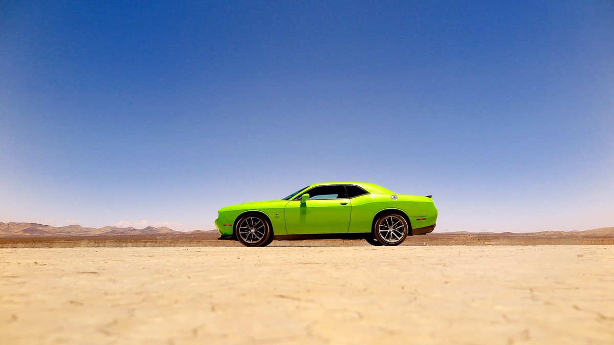 Appropriate. #stpatricksday #scatpack #elmirage #goinggreen #meangreenmachine