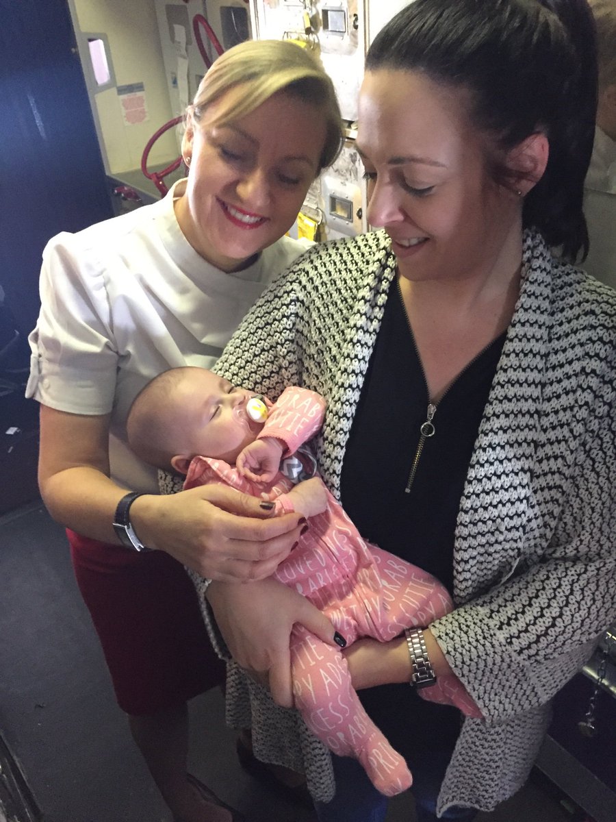Baby Layla took her first ever flight with <a href="/VirginAtlantic/">virginatlantic</a> last week at 8 weeks old with the return today. She is now a flying club member and already has 4 more <a href="/VirginAtlantic/">virginatlantic</a> flights planned this year. We ❤️ <a href="/VirginAtlantic/">virginatlantic</a> probably the best customer service in the world.