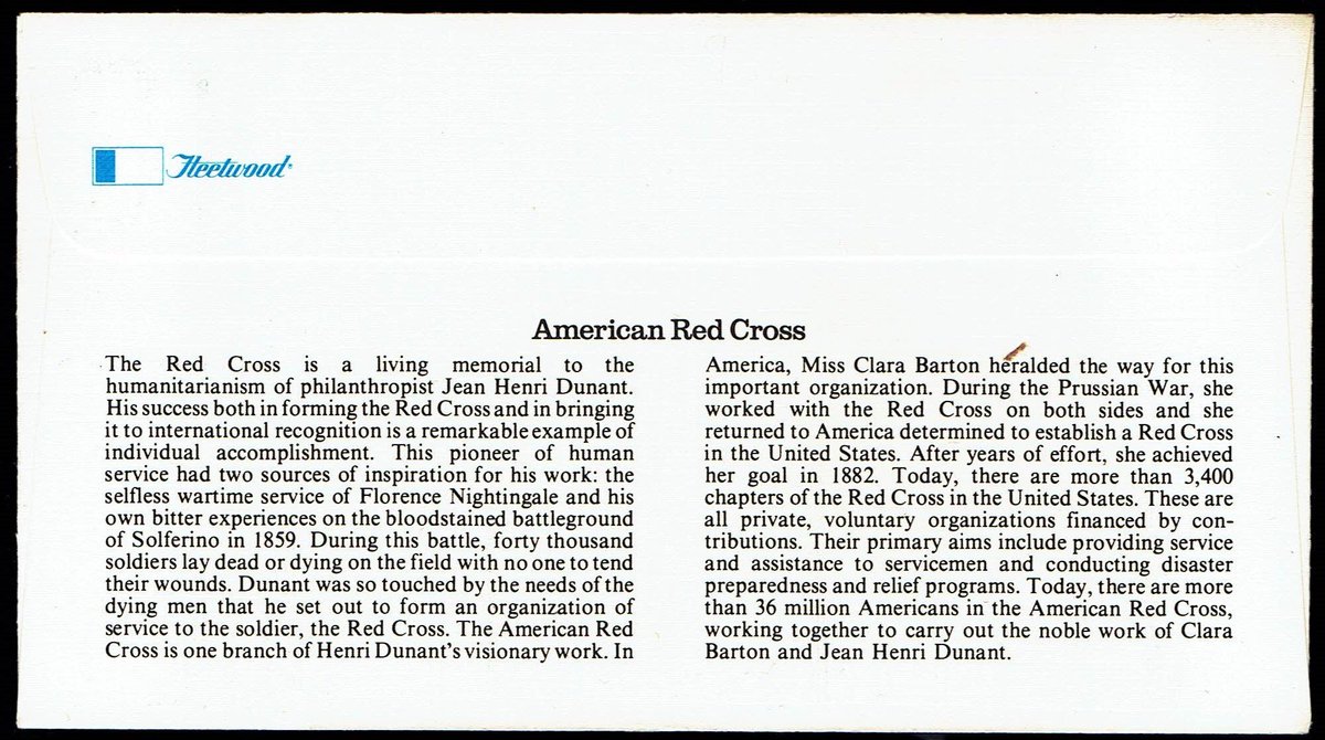 westfourthblvd's tweet image. US 1910 American Red Cross 1981 Fleetwood First Day Cover tuppu.net/9754d0d5 #Etsy #MyNewTag #VicsStamps #AmericanRedCross