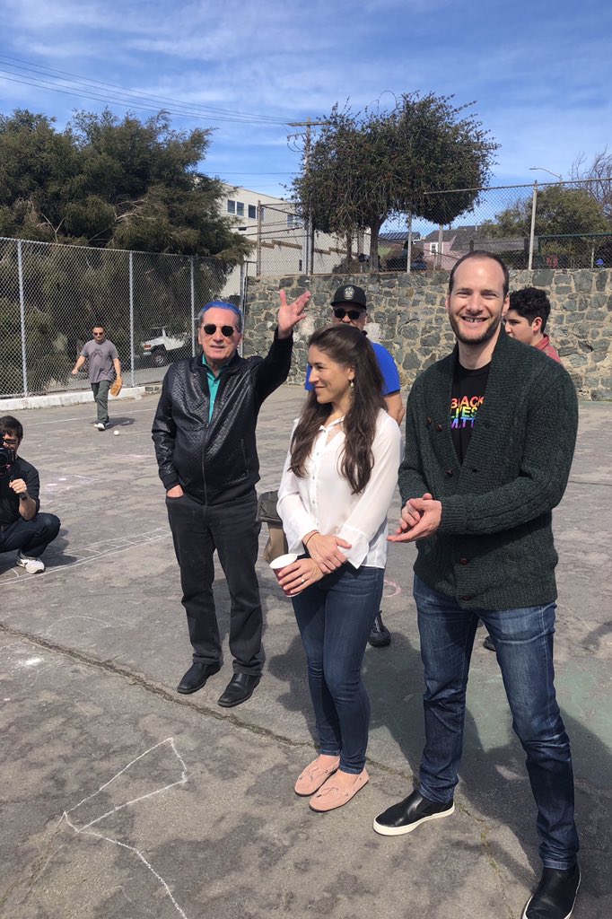 Tom Ammiano supporting Chesa Boudin in Bernal Heights