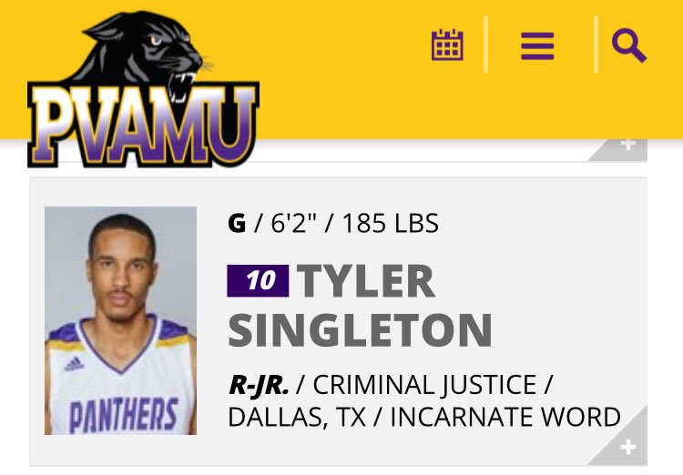 CoachJohnASmith's tweet photo. Such a joy to see Tyler Singleton make the NCAA tournament with @PVAMUPanthers   God had a plan for you.. some didn’t believe, but you’re going dancing with a ring. Put on for Dallas. #TXSelect #UrbanDFW https://t.co/09kGHmIxFh